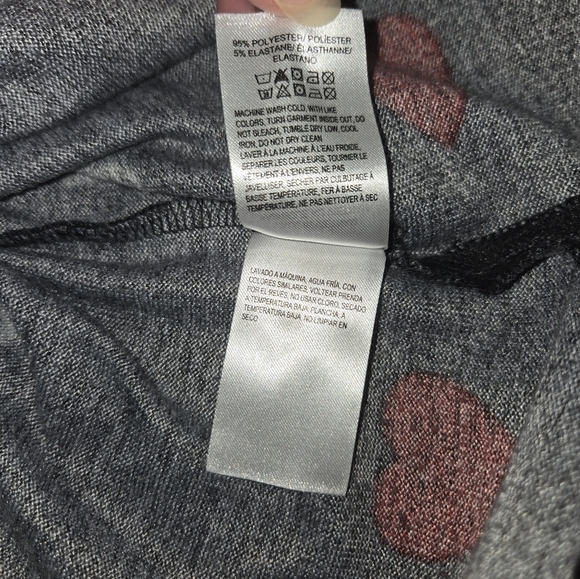 Lucky Brand Heart Patterned Gray Sweater - Picture 7 of 7